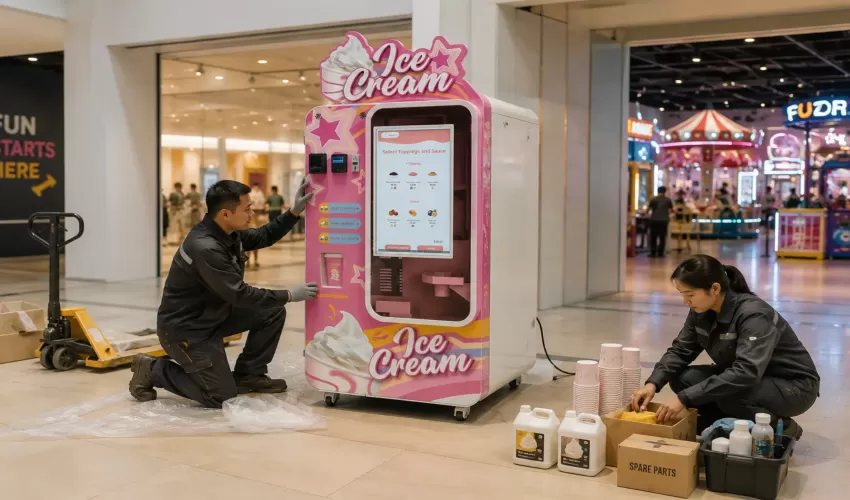 Ice Cream Vending Machine Startup Cost and Investment Planning for New Operators
